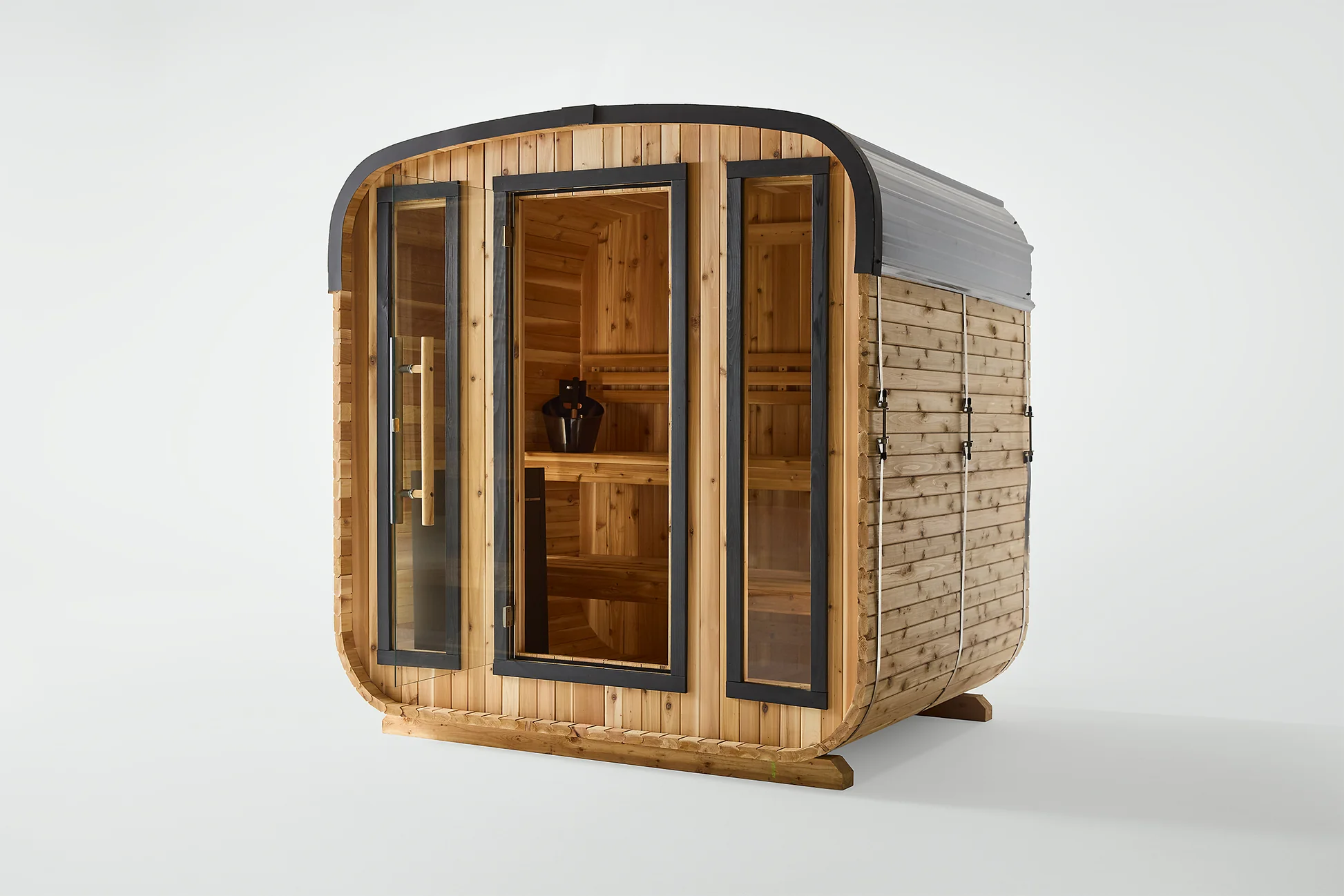Almost Heaven Blackwater 4-6 Person Cube Outdoor Sauna