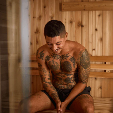 Almost Heaven Rainelle 4-Person Indoor Sauna (Respite Series - Hybrid Option)
