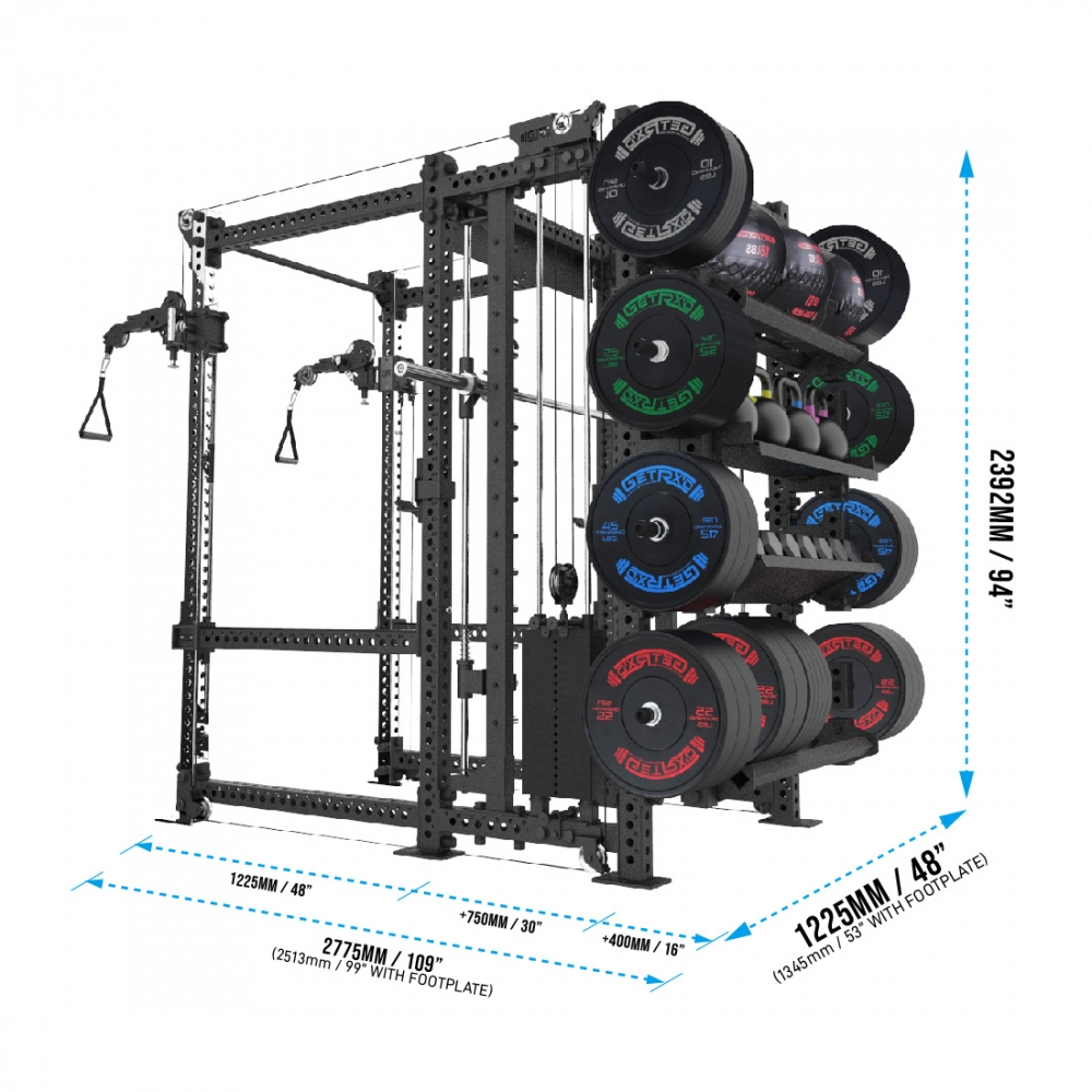 GetRXd RX3 Tornado 6-post Smith Machine
