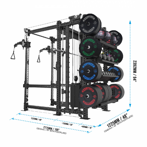 GetRXd RX3 Tornado 6-post Smith Machine