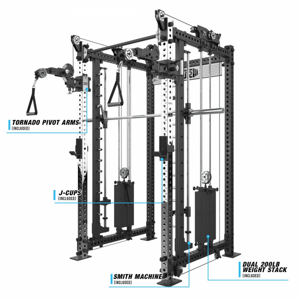 GetRXd RX3 Tornado Smith Machine Rack
