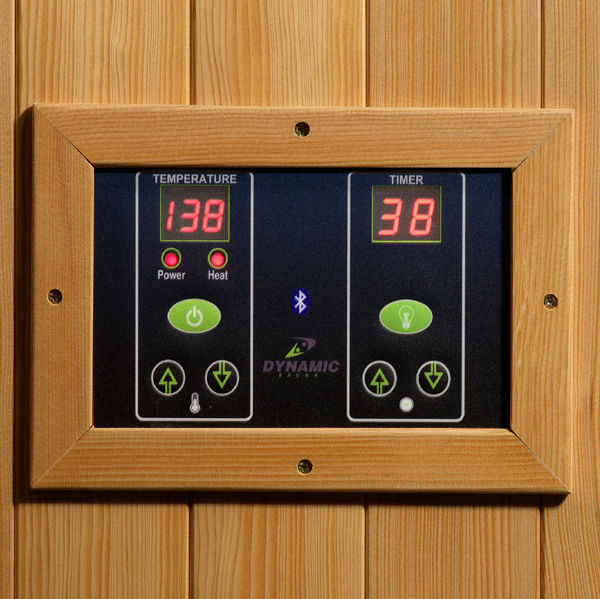 Golden Designs ***New 2026 Model*** Dynamic "Gracia" 1-2 Person Ultra Low EMF FAR IR Sauna (DYN-6119-01 Elite)