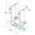 Major Fitness F35 Pro All-In-One Home Gym Wall-Mount Folding Power Rack