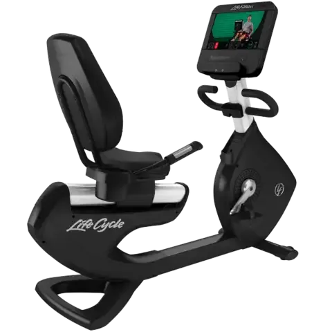 Life Fitness Elevation Series Recumbent Bike w/ Discover SE Tablet Console (Used)