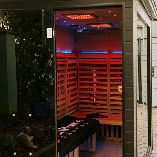 Sun Home Luminar™ Outdoor 2-Person Full Spectrum Infrared Sauna