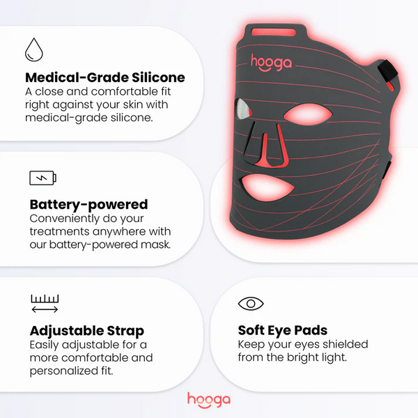 Hooga Red Light Therapy Face Mask