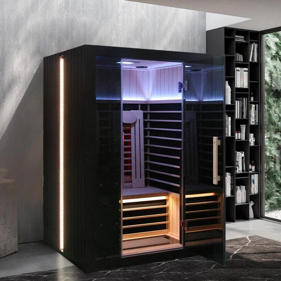 Sun Home Eclipse™ 2-Person Red Light & Infrared Sauna