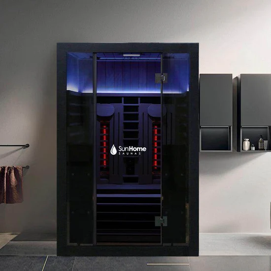 Sun Home Eclipse™ 2-Person Red Light & Infrared Sauna