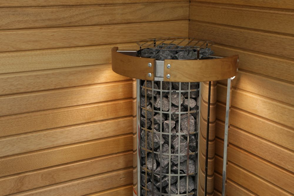 Harvia 9.0kW Stainless Steel Cilindro Heater | Built-in Controls