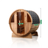 4-Person Rustic Cedar Barrel Traditional Sauna with Hariva Heater