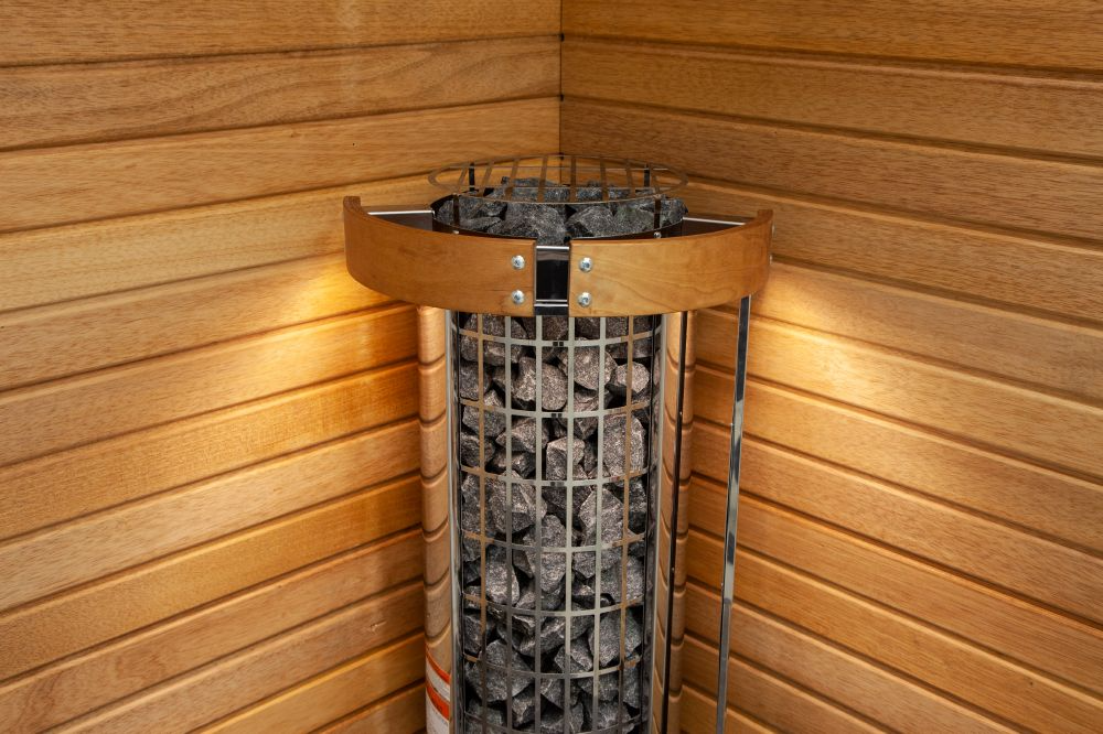 Harvia 8.0kW Stainless Steel Cilindro Heater | CX45 Xenio | WiFi