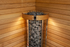 Harvia 9.0kW Stainless Steel Cilindro Heater | Built-in Controls