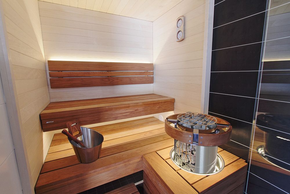 Harvia 6.0kW Stainless Steel Cilindro Heater | Built-in Controls