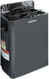 Harvia 8.0kW Black Steel Wall Heater | Built-in Controls