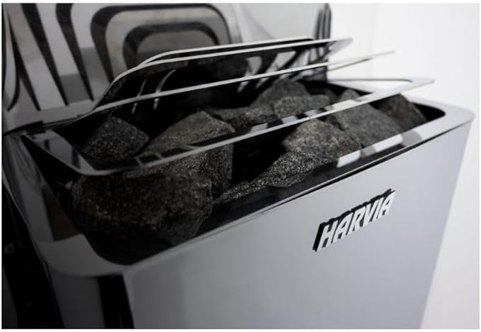 Harvia 6.0kW Stainless Steel Wall Heater | Built-in Controls