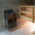 Harvia 8.0kW Black Steel Wall Heater | Built-in Controls