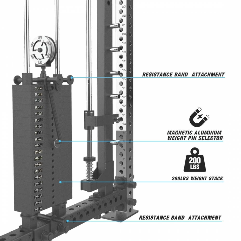 GetRXd RX3 Tornado Smith Machine Rack