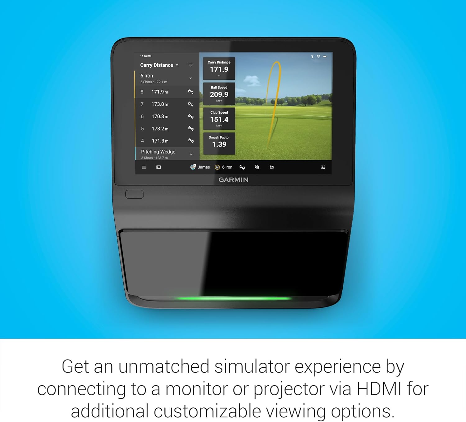 Garmin Approach R50 Garage Golf Simulator Package