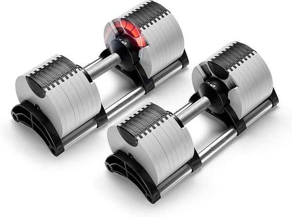 NÜOBELL 80LB Classic Adjustable Dumbbells