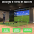 14 x 8 ft Golf Simulator Enclosure Net