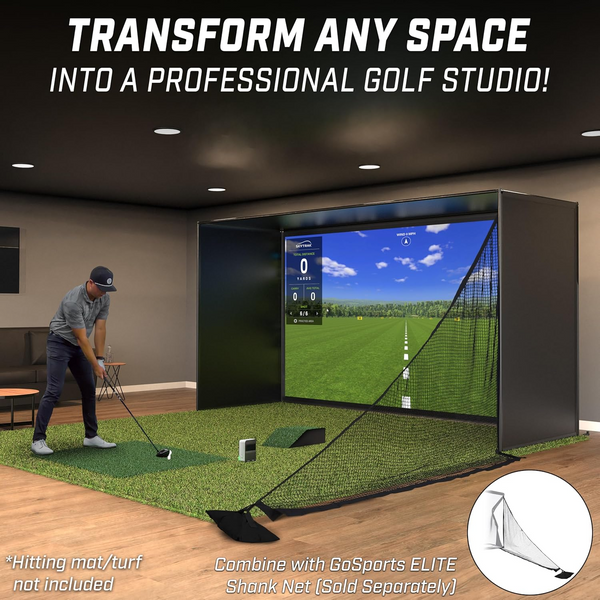 14 x 8 ft Golf Simulator Enclosure Net