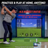 10 x 8 ft Golf Simulator Enclosure Net