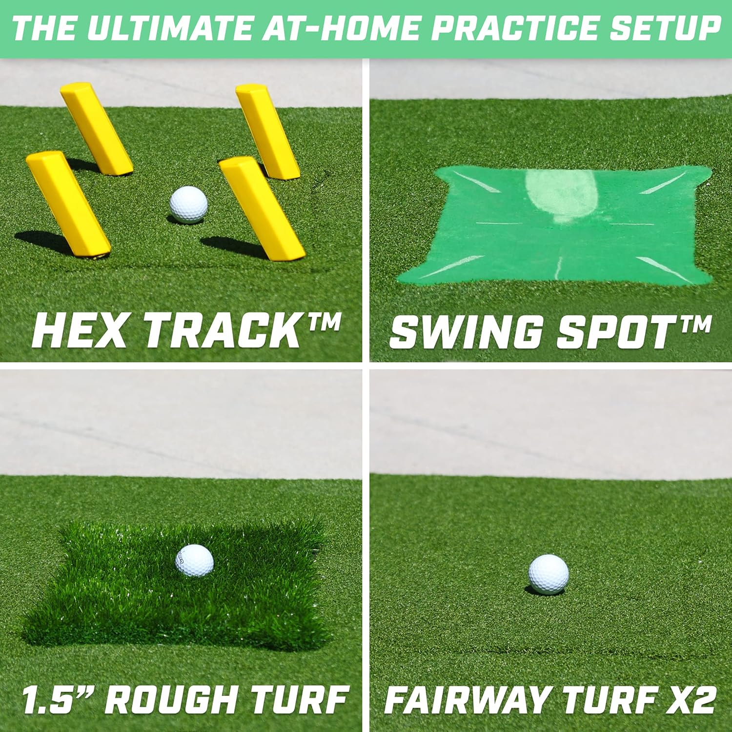 5ft x 4 ft PRO Golf Practice Hitting Mat