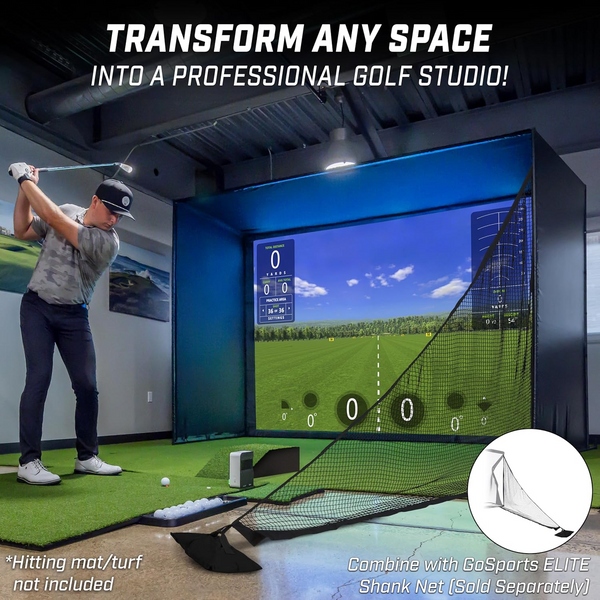 10 x 8 ft Golf Simulator Enclosure Net