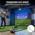10 x 8 ft Golf Simulator Enclosure Net