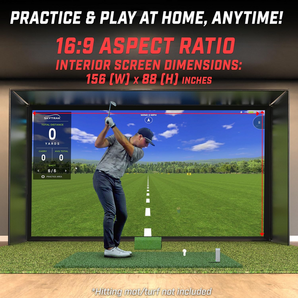 14 x 8 ft Golf Simulator Enclosure Net