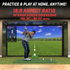 14 x 8 ft Golf Simulator Enclosure Net