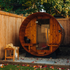 Almost Heaven Vienna 2-Person Canopy Barrel Sauna
