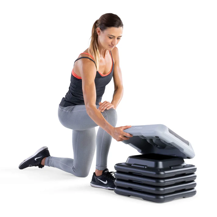 Marcy Adjustable Aerobic Step Platform with 4 Risers