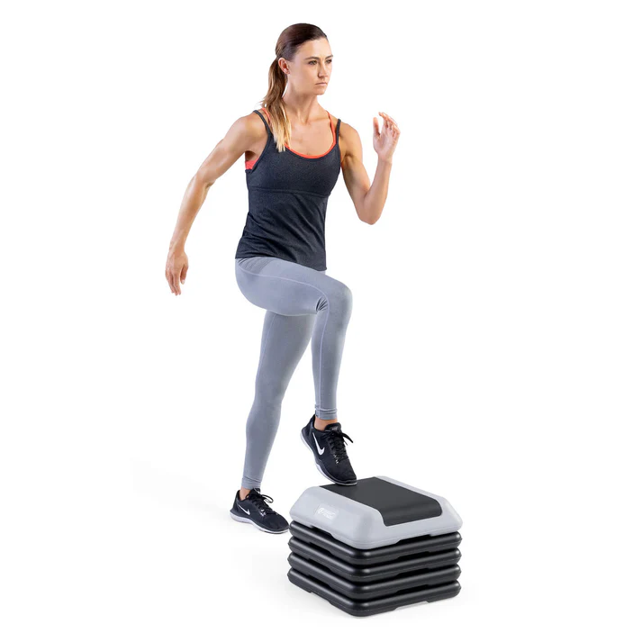 Marcy Adjustable Aerobic Step Platform with 4 Risers