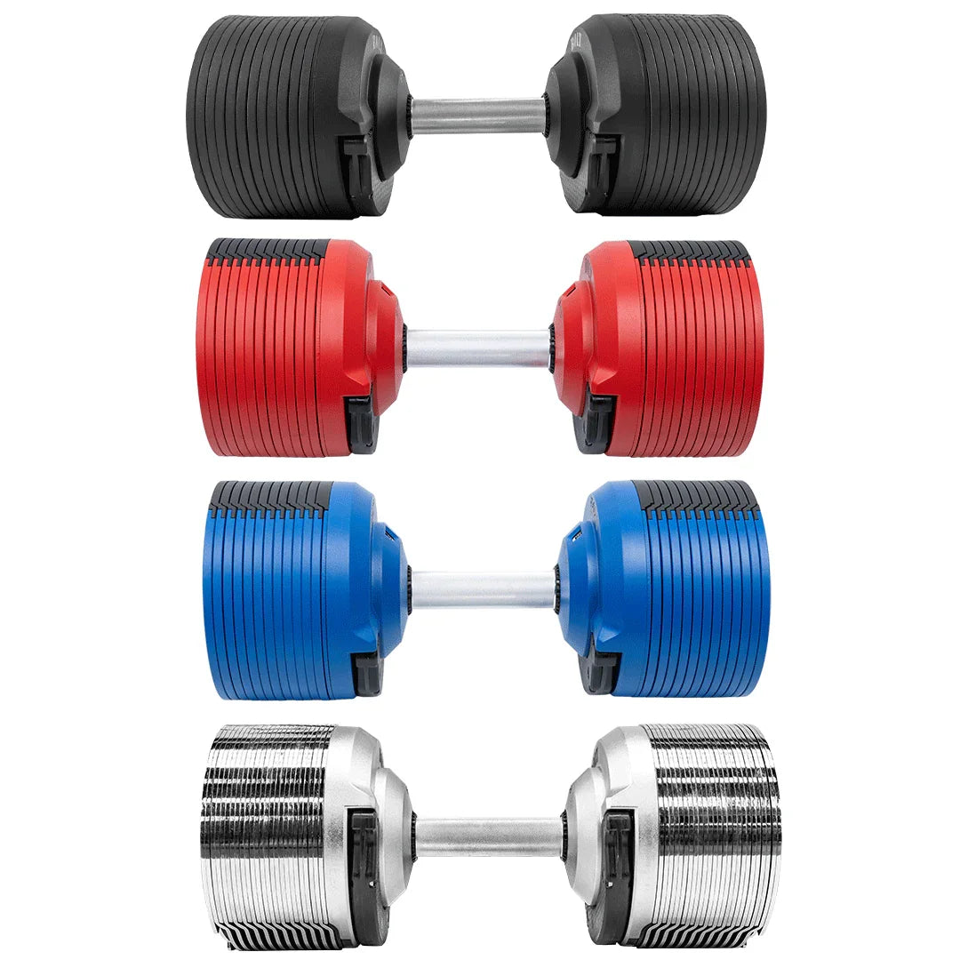 THE REVOLVER Adjustable Dumbbell 92 Lb Black (Pair)