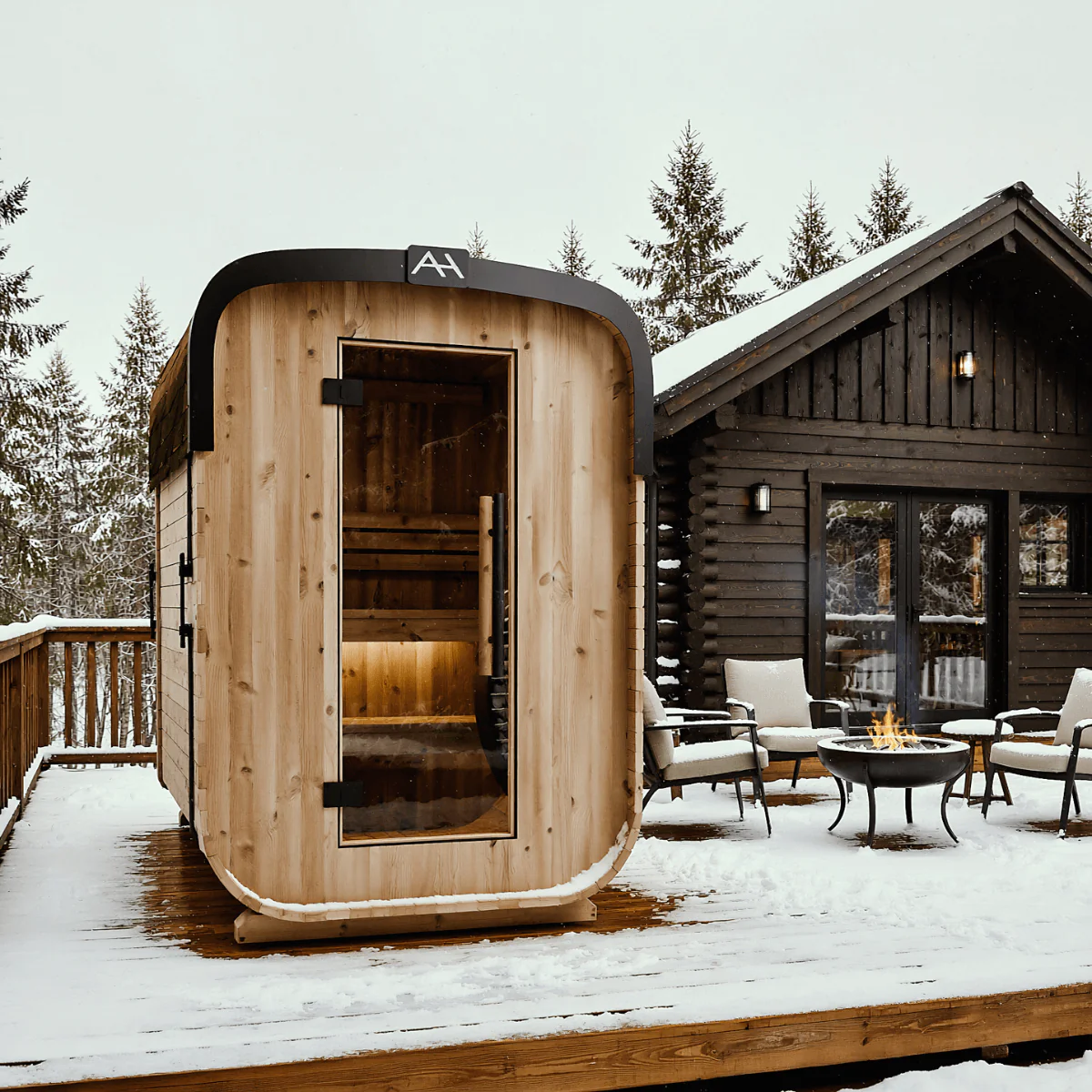 Almost Heaven Blackwater 1-2 Person Mini-Cube Sauna
