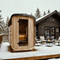 Almost Heaven Blackwater 1-2 Person Mini-Cube Sauna