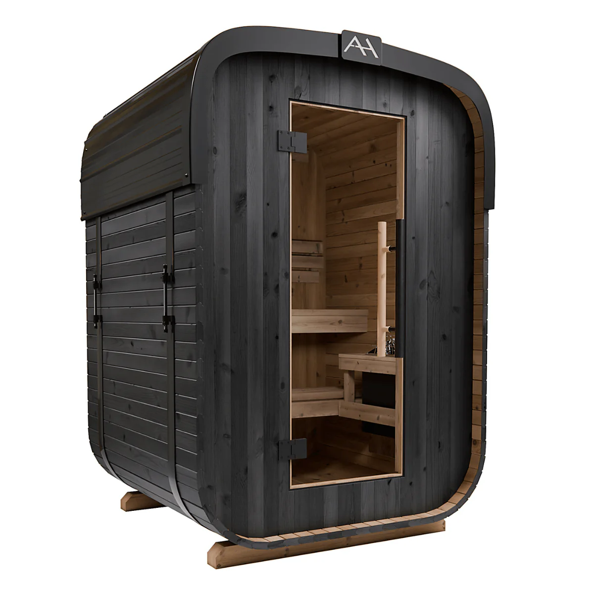 Almost Heaven Blackwater 1-2 Person Mini-Cube Sauna