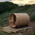 Almost Heaven Huntington 4-6 Person Canopy Barrel Sauna