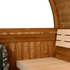 Almost Heaven Takoa 4-6 Person Half Moon Barrel Sauna (Heritage Collection)