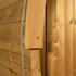 Almost Heaven Evander 6-Person Half-Moon Canopy Barrel Sauna (Heritage Collection)