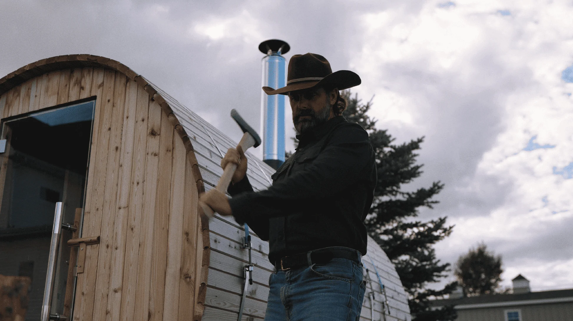 Almost Heaven Shenandoah 4-Person Barrel Sauna