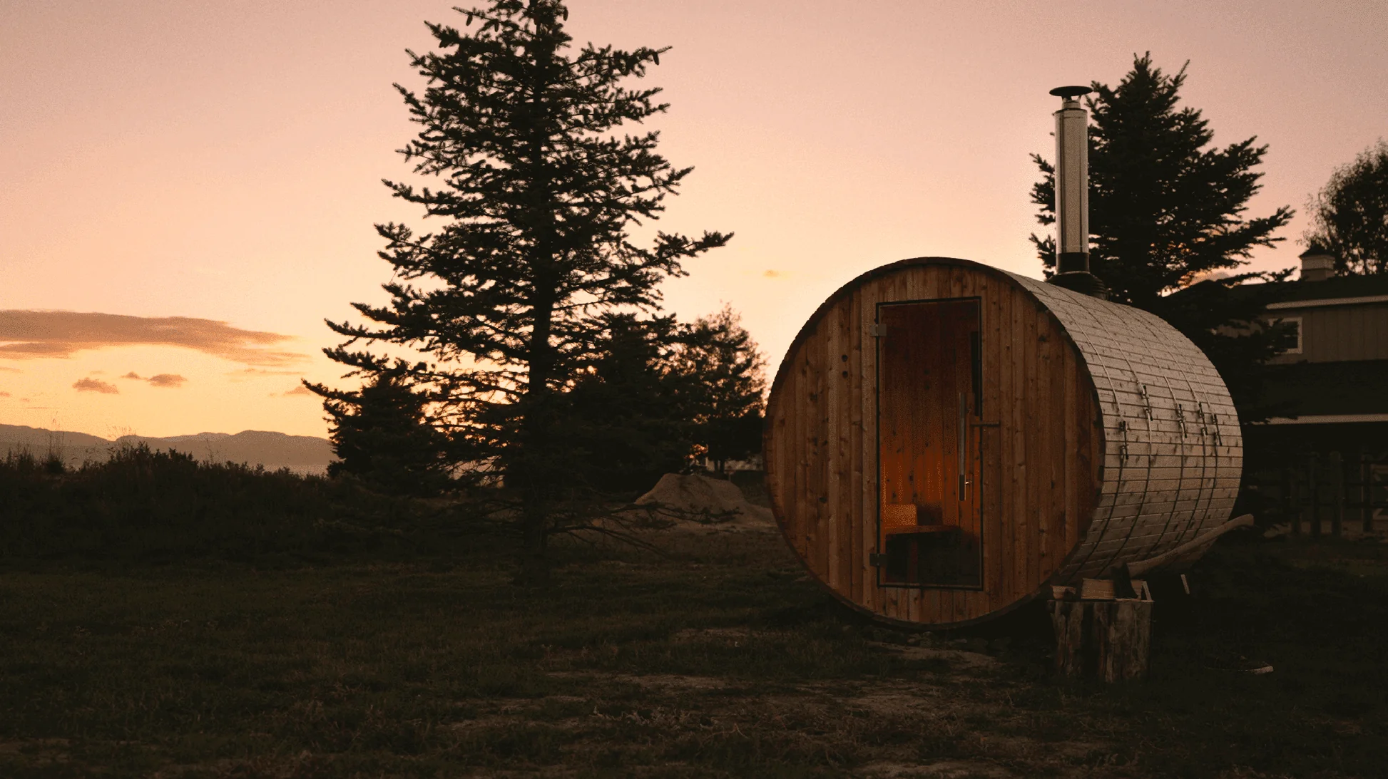 Almost Heaven Shenandoah 4-Person Barrel Sauna