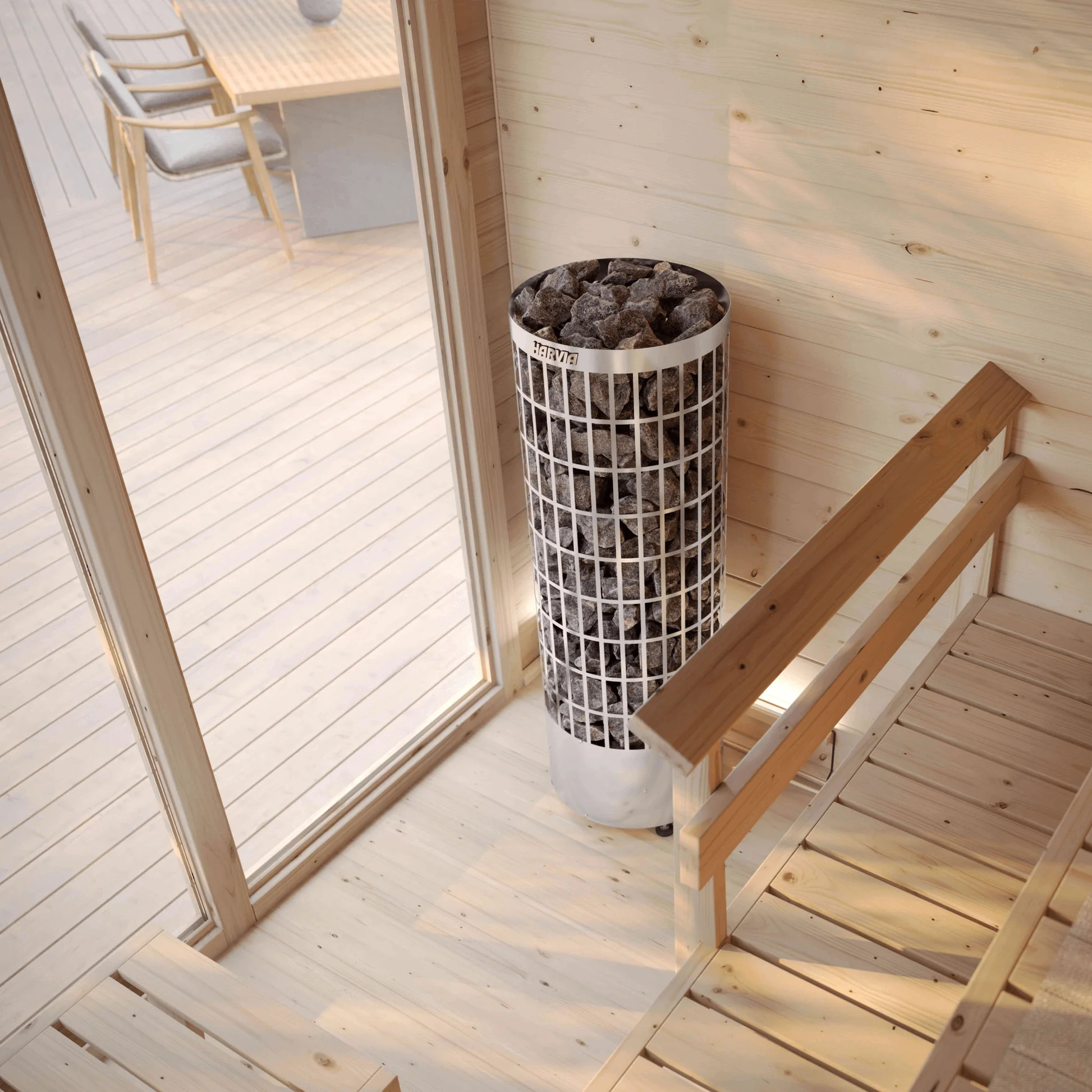 Almost Heaven 4-Person View Outdoor Sauna (Heritage Collection)