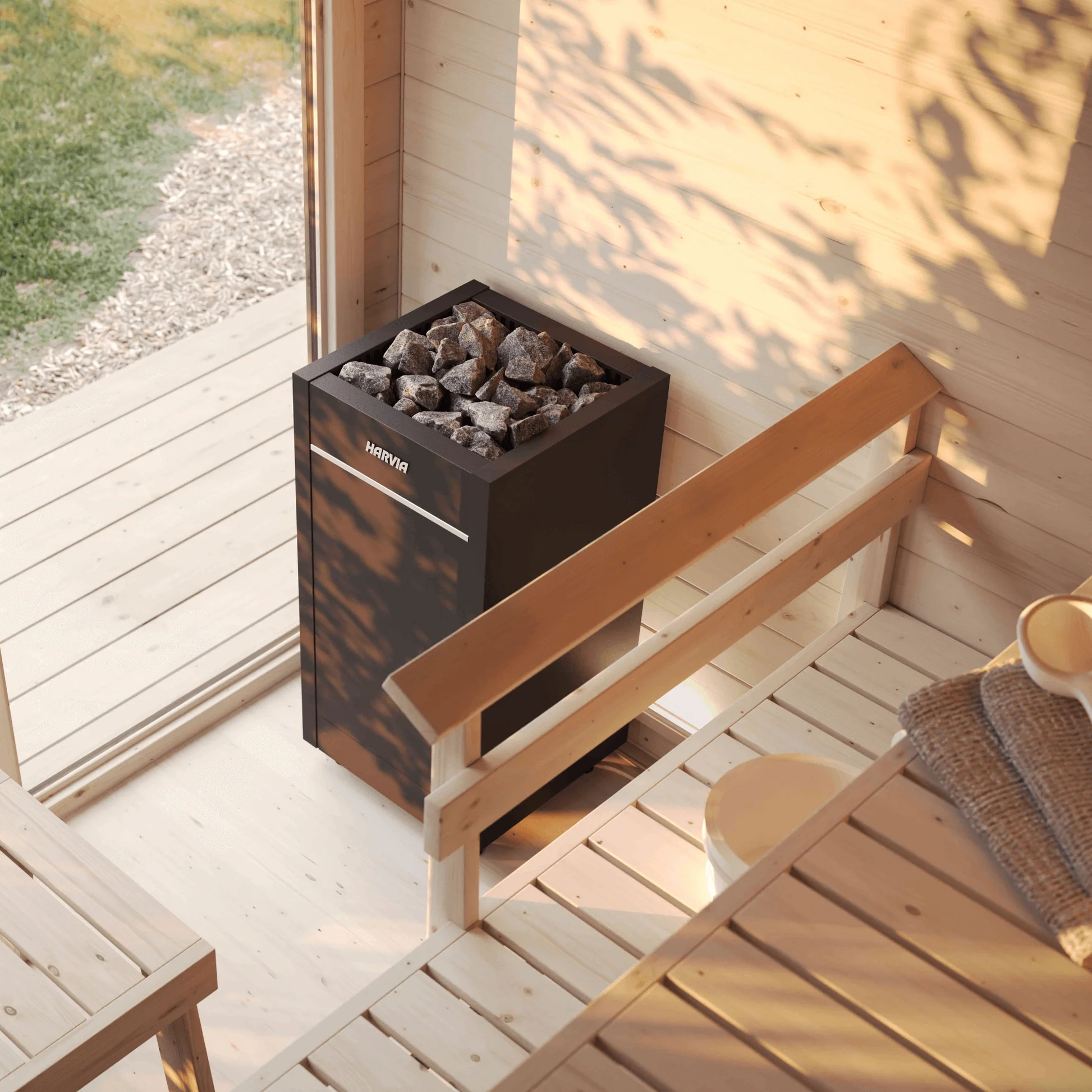 Almost Heaven 4-Person View Outdoor Sauna (Heritage Collection)