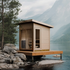 Almost Heaven 4-Person View Outdoor Sauna (Heritage Collection)