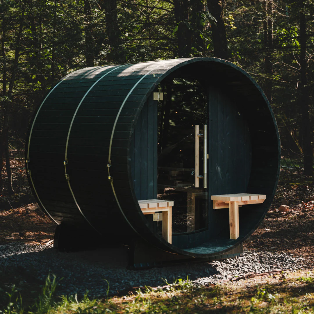 Almost Heaven Audra 2-4 Person Canopy Barrel Sauna