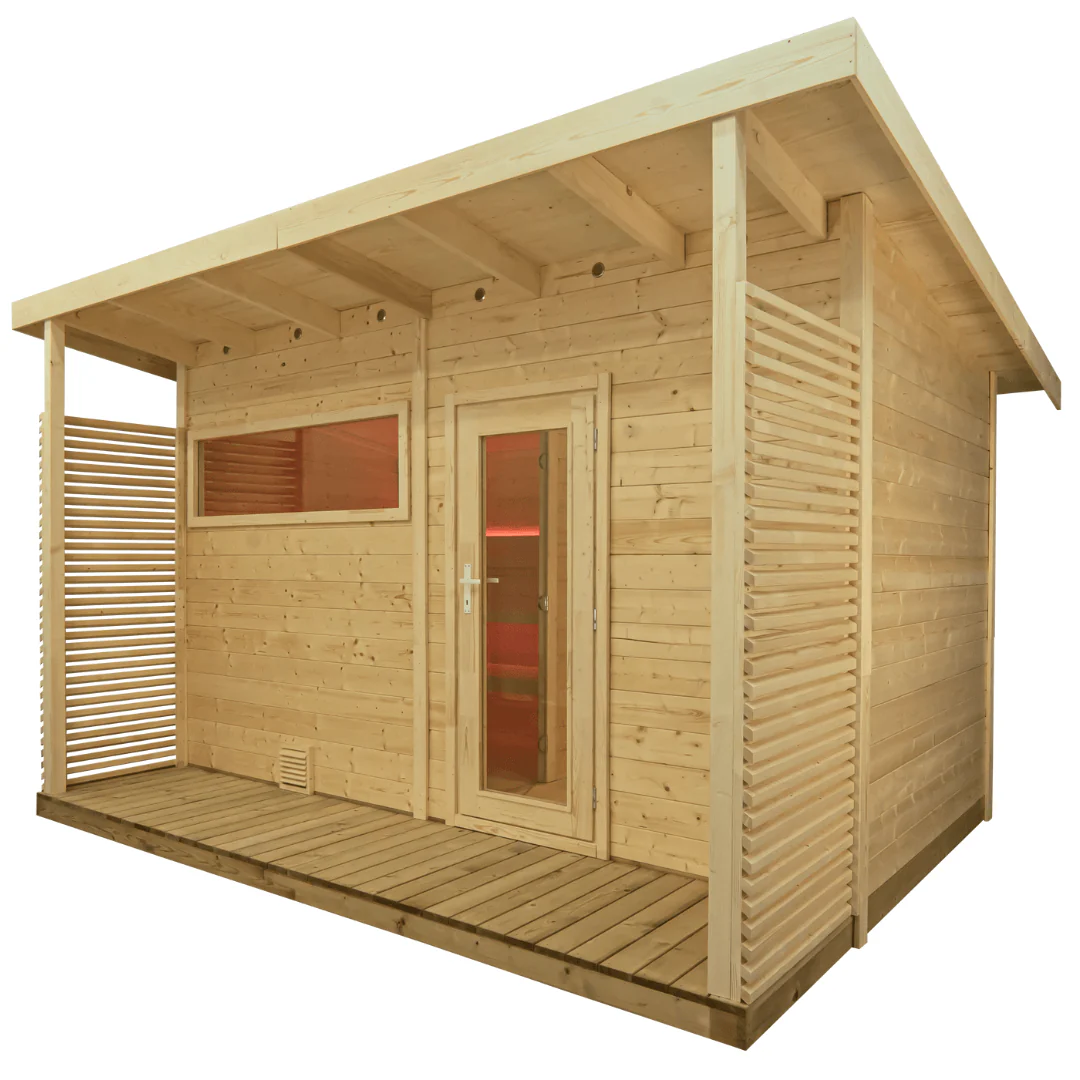 Almost Heaven 3-6 Person Timberline Outdoor Sauna (Heritage Collection)