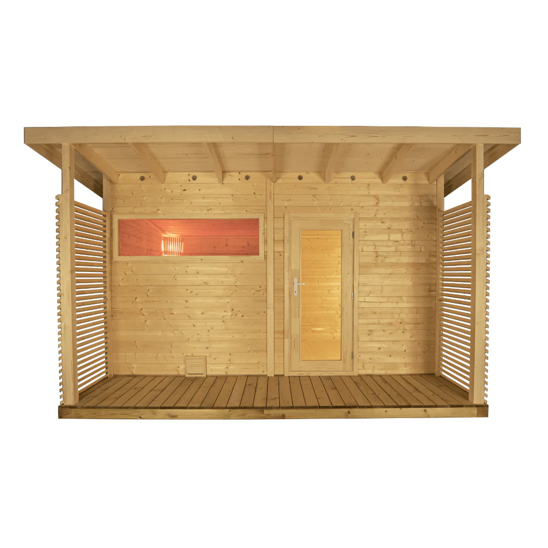 Almost Heaven 3-6 Person Timberline Outdoor Sauna (Heritage Collection)