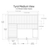 Almost Heaven Tyrol 3-5 Person Indoor Sauna (Heritage Collection)